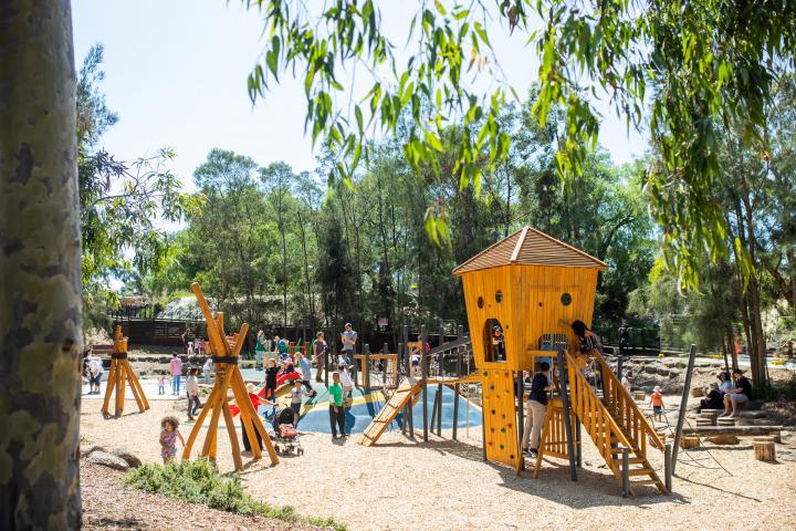 Wyndham Park Playground with cubby house